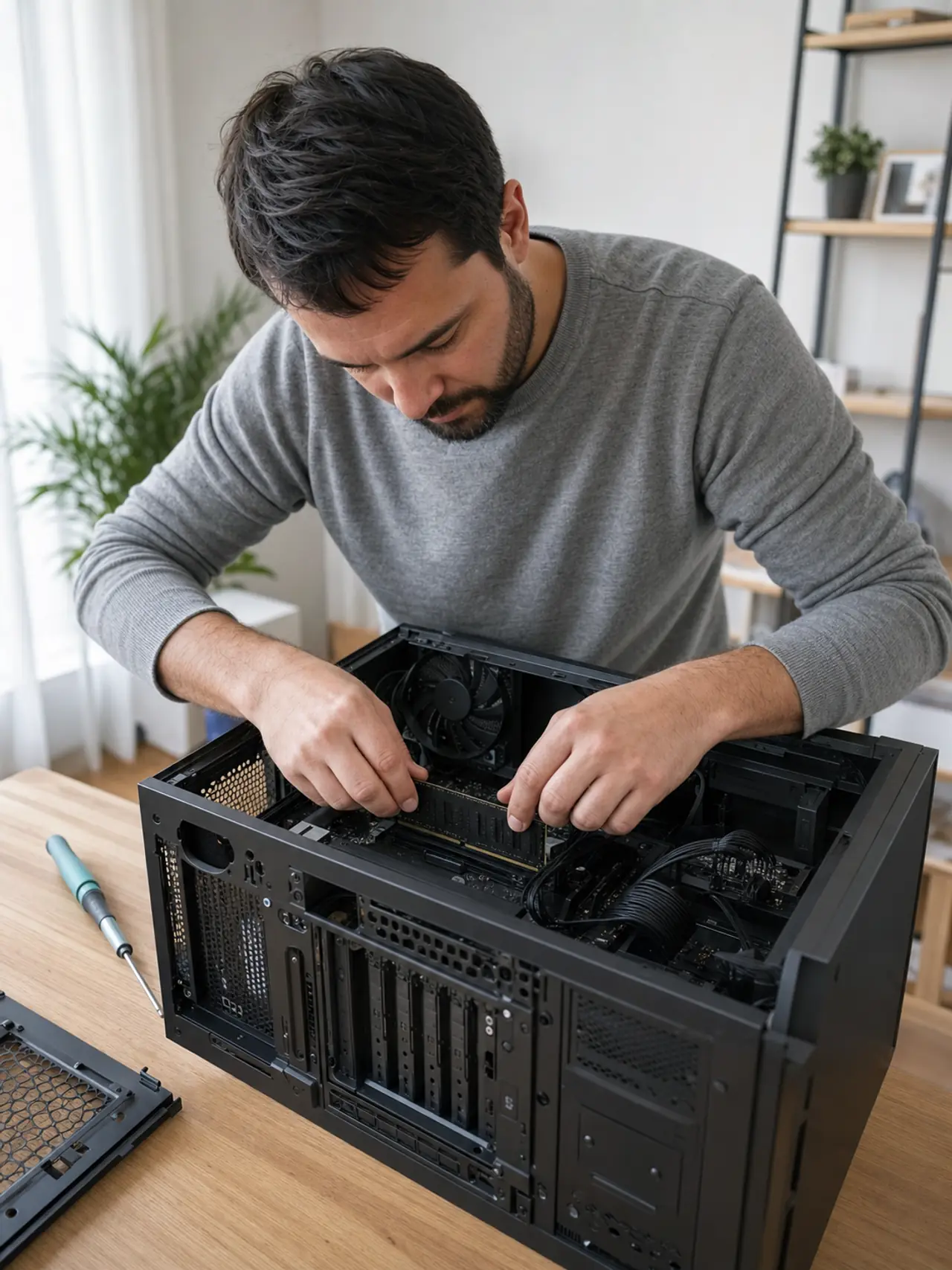 Installation d’un composant informatique